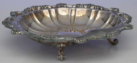 Old English (Silverplate, Hollowware) Silverplate Shell Bon Bon Bowl