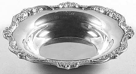 Old English (Silverplate, Hollowware) Small Silverplate Bon Bon Bowl