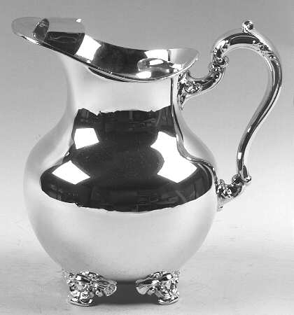 Old English (Silverplate, Hollowware) Silverplate Water Pitcher