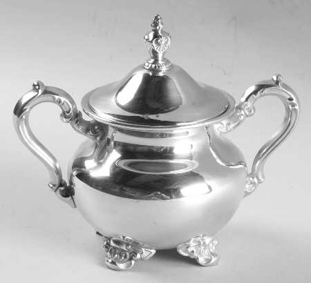 Old English (Silverplate, Hollowware) Sugar Bowl & Lid