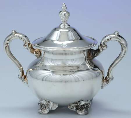 Old English (Silverplate, Hollowware) Sugar Bowl & Lid