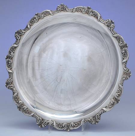 Old English (Silverplate, Hollowware) 15" Round Tray