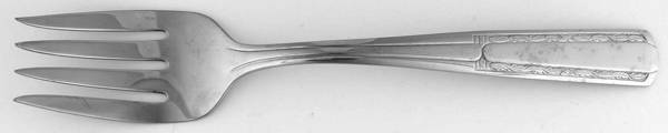 Plaza (Stainless) Medium Solid Cold Meat Serving Fork