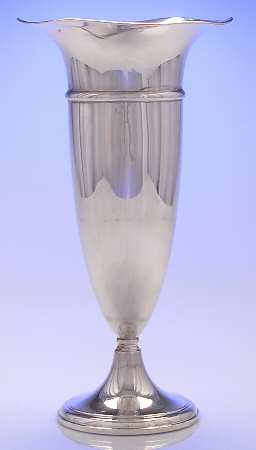 Sterling Hollowware Sterling Trumpet Vase