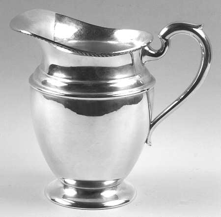 Silverplate Hollowware Silverplate Water Pitcher
