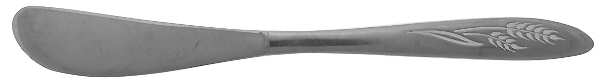Flowing Wheat (Stainless) Flat Handle Butter Spreader