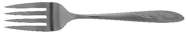Flowing Wheat (Stainless) Medium Solid Cold Meat Serving Fork