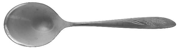 Flowing Wheat (Stainless) Round Bowl Soup Spoon (Cream Soup)