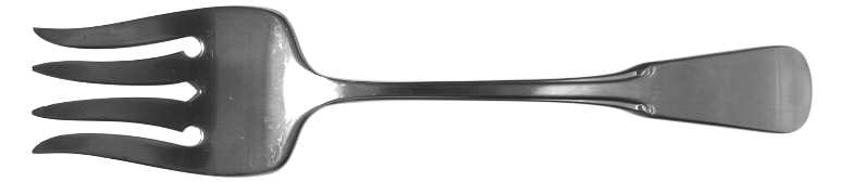 PSS3 (STAINLESS) Solid Salad Serving Fork