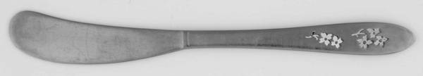 PSS5 (STAINLESS, DECO ETCHED) Flat Handle Butter Spreader