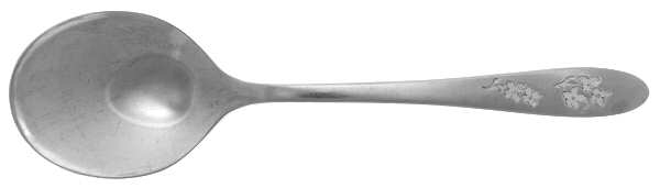 PSS5 (STAINLESS, DECO ETCHED) Round Bowl Soup Spoon (Cream Soup)
