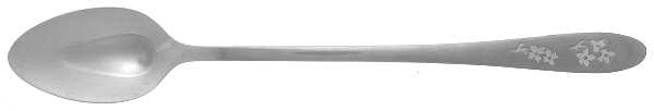 PSS5 (STAINLESS, DECO ETCHED) Iced Tea Spoon
