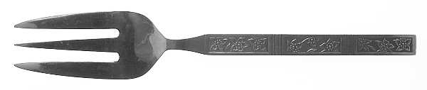 Dalmatia (Stainless) Medium Solid Cold Meat Serving Fork
