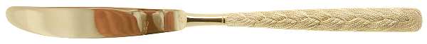 Gold Alexia (Gold Electroplate) Modern Solid Knife