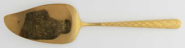 Gold Alexia (Gold Electroplate) All Stainless Pie Server