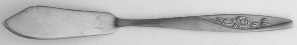 Gracious Rose (Stainless) Flat Handle Master Butter Knife