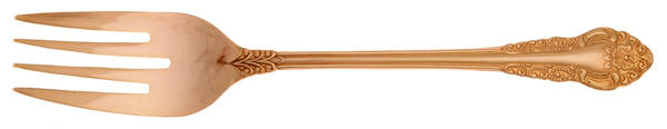 Karen (Gold Electroplate) Individual Salad Fork