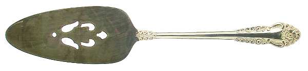 Karen (Gold Electroplate) Solid Pierced Pie Server
