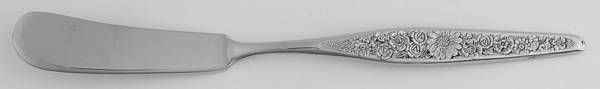 Marguerite (Stainless) Flat Handle Master Butter Knife