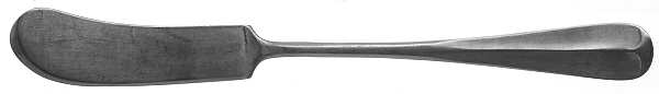 Mount Vernon (Stainless) Flat Handle Butter Spreader