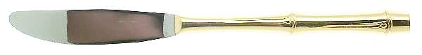 Tahiti (Gold Electroplate) Modern Solid Knife