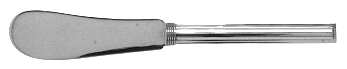 Cannes (Sterling) Flat Handle Paddle Butter Spreader