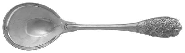 Elysee (Sterling, No Monograms) Round Bowl Soup Spoon (Cream Soup)