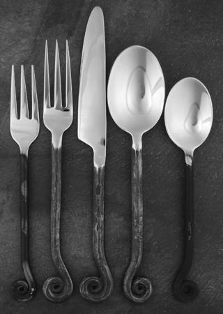 Fiddlehead (Stainless) 5 Piece Place Setting