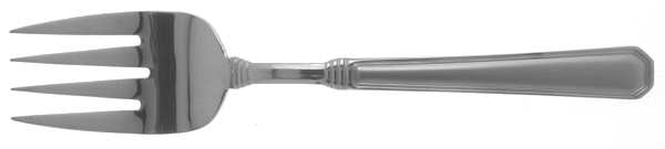 Satin Providence (Stainless, 18-8) Medium Solid Cold Meat Serving Fork by Pfaltzgraff