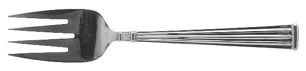 Medium Solid Cold Meat Serving Fork