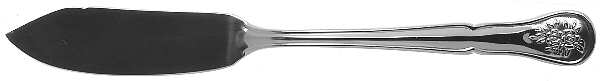 Tea Rose (Stainless) Flat Handle Master Butter Knife by Pfaltzgraff