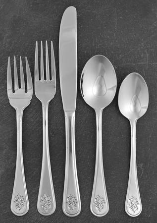 Yorktowne (Stainless) 5 Piece Place Setting