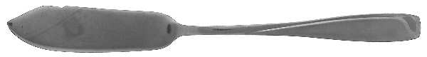 Satin Echo Flat Handle Master Butter Knife