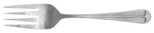 1776 (Stainless) Medium Solid Cold Meat Serving Fork