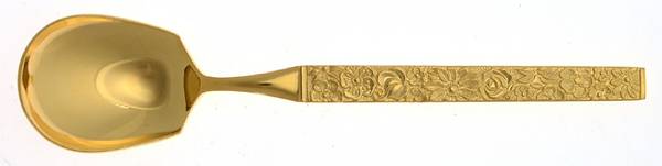 Florentine-Gold (Gold Electroplate) Sugar Spoon