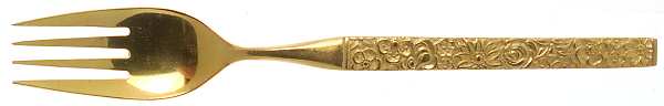 Florentine-Gold (Gold Electroplate) Fork