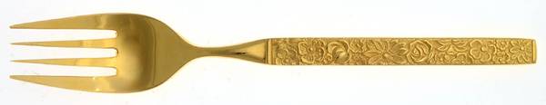 Florentine-Gold (Gold Electroplate) Individual Salad Fork
