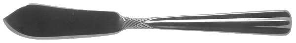 Interlace (Stainless) Flat Handle Master Butter Knife by Pfaltzgraff