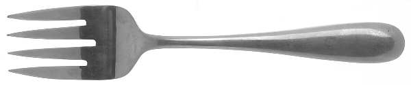 Springwater (Stainless) Medium Solid Cold Meat Serving Fork
