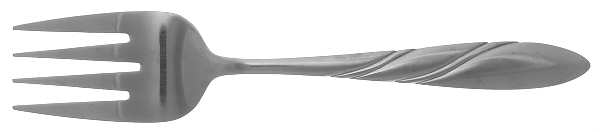 Crosscreek Medium Solid Cold Meat Serving Fork by Pfaltzgraff