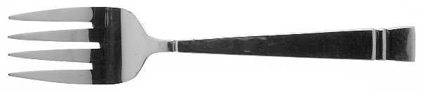 Medium Solid Cold Meat Serving Fork