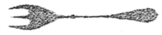 Royal (Sterling) Individual Solid Sausage Fork