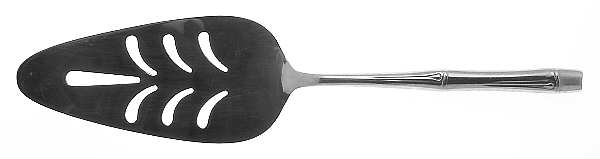 Tahiti (Stainless, Japan, 3 Section Rd Handle) Solid Pierced Pie Server