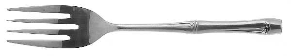 Tahiti (Stainless, Japan, 3 Section Rd Handle) Individual Salad Fork