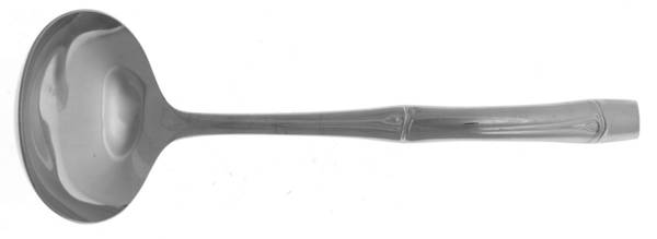 Tahiti (Stainless, Japan, 3 Section Rd Handle) Solid Gravy Ladle