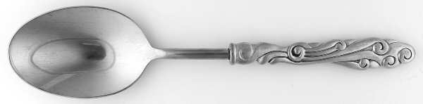 Wave (Pewter) Salad Servng Spoon with Stainless Bowl