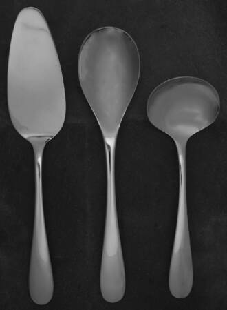 Sonya (Stainless, 18-8) 3 Piece Completer Set