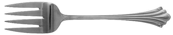 Warrington (Stainless) Large Solid Cold Meat Serving Fork