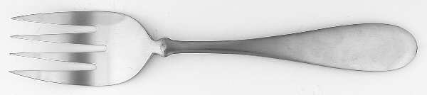 Satin Grand Hotel (Stainless) Large Solid Cold Meat Serving Fork