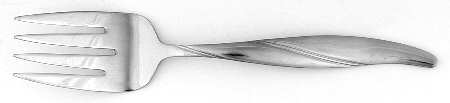 Melody (Stainless) Medium Solid Cold Meat Serving Fork
